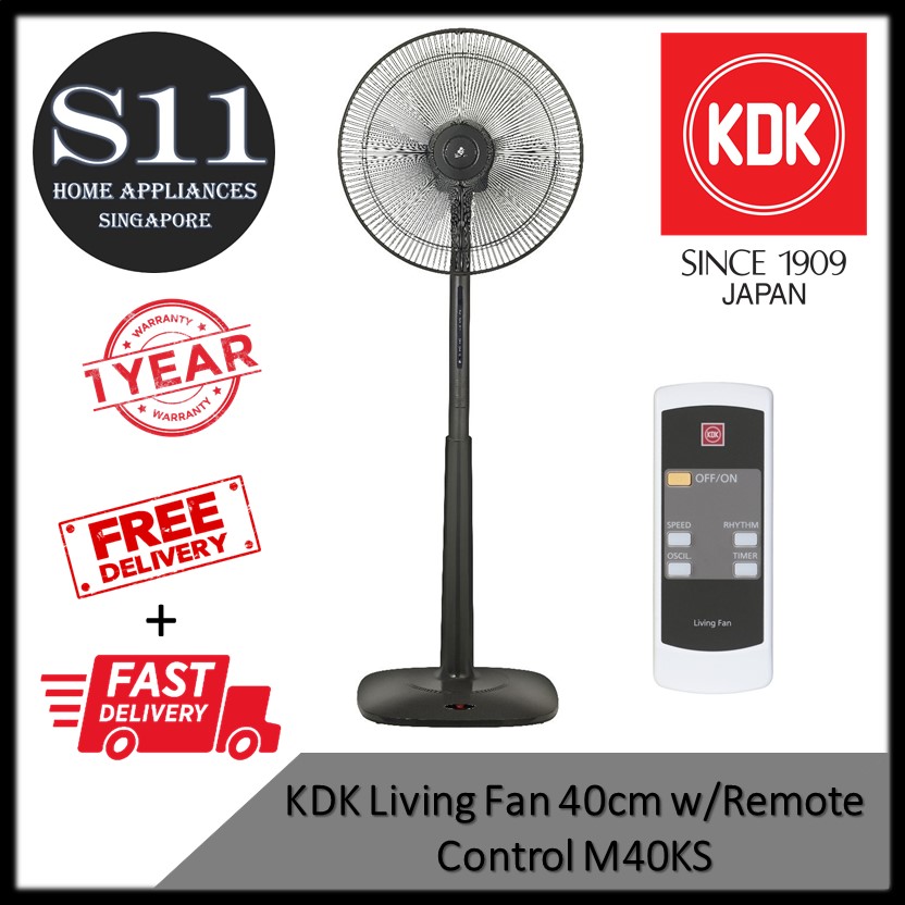 KDK Living Fan 40cm w/Remote Control M40KS *1 YEAR WARRANTY READY STOCKS